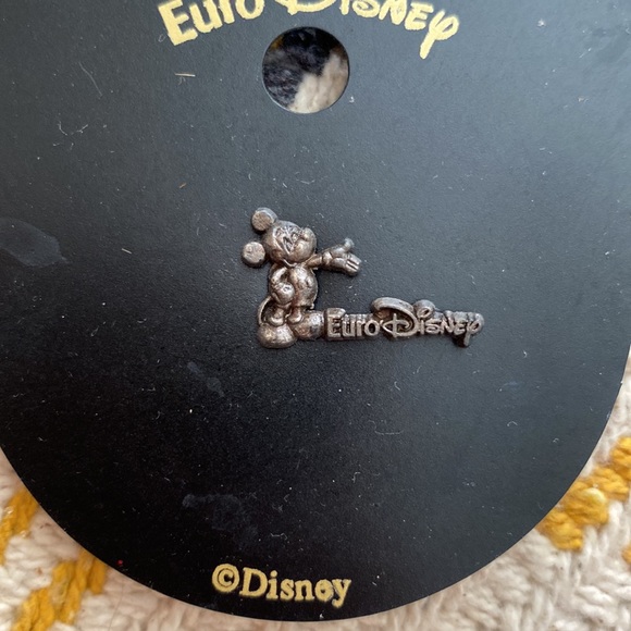 Euro Disney pewter pin vintage nwt Mickey Mouse - Picture 2 of 3